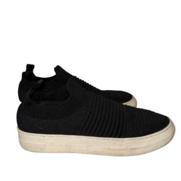 Madden Girl Shoes - madden girl Black Knit Slip-On shoes